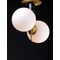 Maxim Lighting Vesper 2-Light 9.75" Wide Satin Brass / Black Semi-Flush Mount Light 26032SWSBRBK - alternate 3
